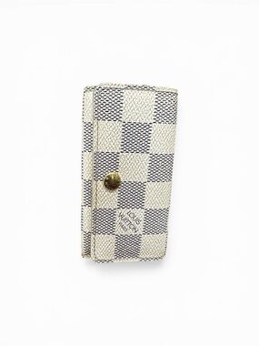 Louis Vuitton Damier Azur Multicles 6 Key Holder Wallet 2007